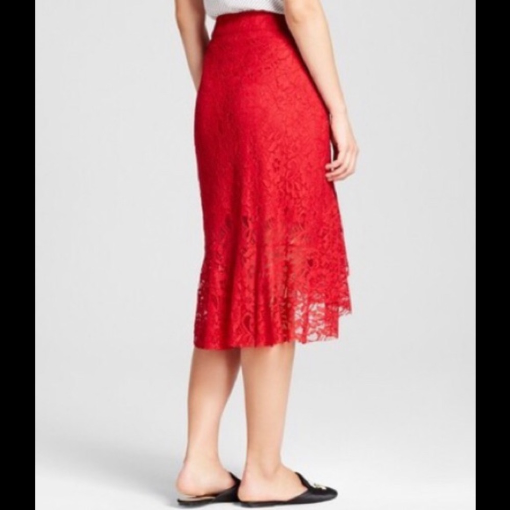 Lace Ruffled Skirt - Picture 4 of 6